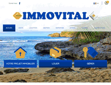 Tablet Screenshot of immovital.fr
